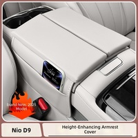 Couverture en cuir pour accoudoir de console centrale Denza D9 OLIVER, protection tactile, rehausseur de hauteur