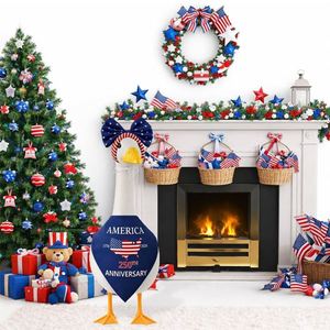 Artículos de Decoración para Celebración del Día de la Independencia con Diseño de Ganso para Porche y Jardín - Product Image 6