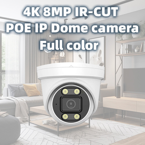 <span class=keywords><strong>Camera</strong></span> <span class=keywords><strong>IP</strong></span> Dome ngoài trời POE 4K 8MP Full Color HD, âm thanh hai chiều, IR-CUT, H264/H265, tầm nhìn ban đêm, chống nước IP66, <span class=keywords><strong>camera</strong></span> CCTV - Product Image 2