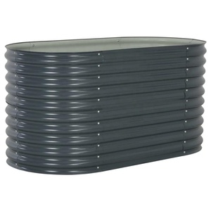 Large Raised Garden Bed galvanized metal planter box elevated garden bed kit for vegetable flower herb