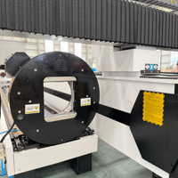 Machine de découpe laser à fibre 6000W 3015, découpeuse laser CNC intégrée pour tôles et tubes, pour plaques et tuyaux métalliques