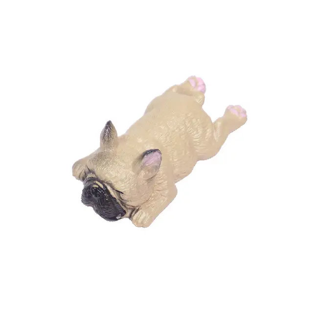 Comparing corgi dog lying bulldog cat cartoon lying animal dripping cream shell diy material accessories