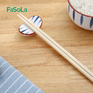 FaSoLa Bamboo Chopsticks 50 Pairs Individually Packaged Natural Wood Color Takeout Use - Product Image 3