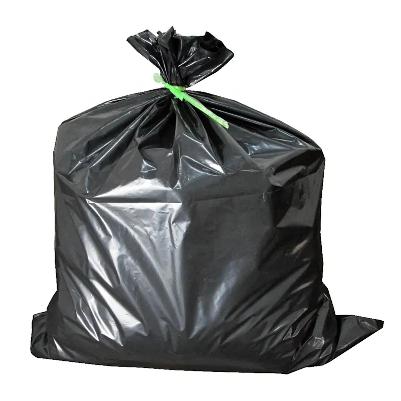 Fabrika üretmek büyük kapasiteli çöp torbası ağır 55 galon siyah otel ekstra büyük ticari çöp torbası endüstriyel çöp torbası s