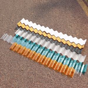 Panneau <span class=keywords><strong>de</strong></span> construction en polycarbonate résistant aux chocs, facile à installer, plaque <span class=keywords><strong>de</strong></span> toiture ondulée - Product Image 1