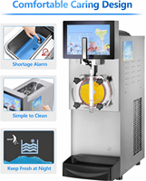 Mesin Slush Komersial 24-36L/H 2*12L untuk Bar, Minuman Dingin Thailand Baru 2024, Pembuat Koktail, Slush 220V-240V 50/60Hz