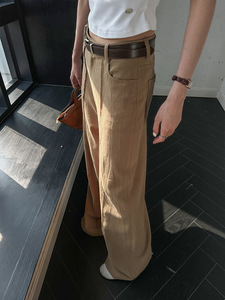 Factory Price Crinkle Design Women's <strong>Pants</strong> Women Casual <strong>Suit</strong> <strong>Pants</strong> For Women