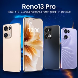Reno13pro รุ่นใหม่ล่าสุด หน้าจอ 7.3 นิ้ว สมาร์ทโฟน 4g 5g ตัวอย่าง Reno <span class=keywords><strong>13pro</strong></span> ปลดล็อคแล้ว โทรศัพท์มือถือของแท้ - Product Image 2