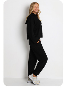 Set Yoga da donna di alta qualità e flessibilità per l'<span class=keywords><strong>allenamento</strong></span> adatto alla pelle per <span class=keywords><strong>allenamento</strong></span> in <span class=keywords><strong>palestra</strong></span> e Fitness con traspirazione in 2 pezzi Set Yoga - Product Image 2