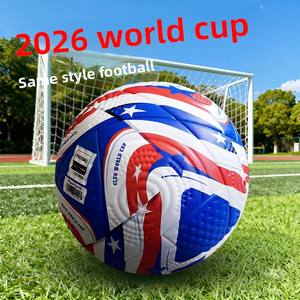 Bola de Futebol Oficial Tamanho <span class=keywords><strong>5</strong></span> à Prova d'Água em Couro PU Construção Termicamente Colada Durável e Resistente ao Uso Interno/Externo - Product Image 2