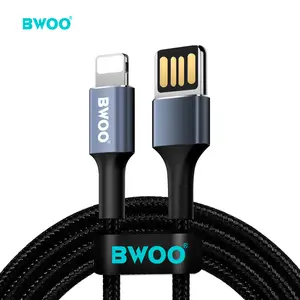 BWOO高品质快速充电usb电缆tpe材料双面usb充电器电缆