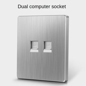 Montage Prise téléphonique murale Prise électrique Accueil Prise métallique - Product Image 6