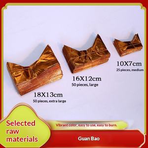Produit officiel : <span class=keywords><strong>Lingot</strong></span> <span class=keywords><strong>de</strong></span> papier or et <span class=keywords><strong>argent</strong></span> semi-fini, <span class=keywords><strong>d</strong></span>écoupé à angle, type Guan Bao, pour offrandes et funérailles, fabriqué en Chine, facile à utiliser - Product Image 4