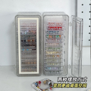 Crystal Beaded Box Acrylic Transparent Bracelet Storage Jewelry Organizer For Necklace Bracelet Display 3-6L Capacity - Product Image 5