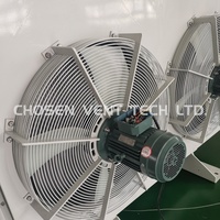 Pales axiales de ventilateur de ventilation de radiateur industriel Pag à 8 pales pour compresseurs d'air Ingersoll Rand