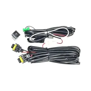 Faisceau de câblage de lampe antibrouillard connecteur de fil avec relais et Kits d'interrupteur marche/arrêt pour toyota hilux fortuner corolla camry