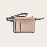 Luxuriöse Mini-Reißverschluss-Geldbörse aus Premium-PU für Damen, Kurze Clutch mit Handschlaufe, Direktvertrieb B2B Großhandel Trendige Kartenbörse
