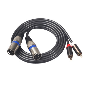 <span class=keywords><strong>2025</strong></span> Hot Bán Kép <span class=keywords><strong>Xlr</strong></span> Để RCA Stereo Cable - 24K Vàng Plated - Pro Kết Nối Âm Thanh Cho Studio/Giai Đoạn-Cắm & Chơi - Product Image 1