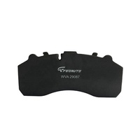 Plaquettes de frein de remorque semi-métalliques standard ISO du fabricant chinois WVA 29087 29179 29059 29061