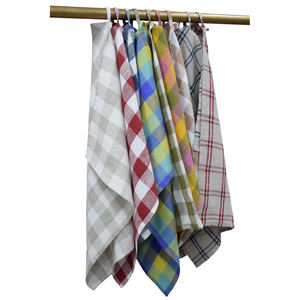 Serviette de cuisine en lin naturel tissé - Serviette de séchage de vaisselle écologique à séchage rapide avec texture respirante et fibres solides - Product Image 6