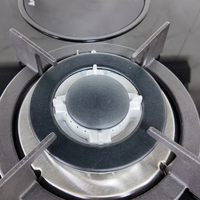 Table de cuisson encastrable multifonction 3 gaz 1 électrique avec surface en verre et efficacité énergétique de classe A pour usage domestique