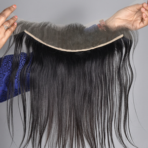 ผมต่อแบบหนีบ/แบบถัก 13*4 นิ้ว  ชนิด HD Indian Remy เกรดดี สีดำธรรมชาติ สำหรับผู้หญิง ผมแท้ 100%  แบบเย็บสองชั้น - Product Image 1