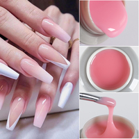 HONEY GIRL 30ml Gel de construction UV professionnel pour ongles, gel dur pour extension d'ongles, couleurs blanc, rose, transparent pour le bricolage