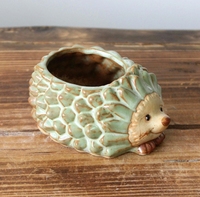 Pot succulent hérisson émaillé au four en céramique Pot pour plantes succulentes