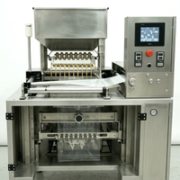 Machine d'emballage verticale multi-pistes à scellage 4 côtés pour sachets de poudre de café instantané, remplisseuse et scelleuse de sticks