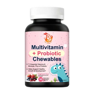 ODM OEM Masticables Probióticos Multivitamínicos con Vitamina A que Apoyan la Salud Inmunológica y Digestiva - Product Image 1