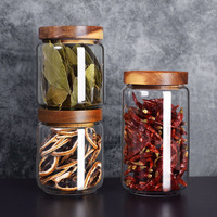Grand récipient de stockage alimentaire en verre hermétique, organisateur de garde-manger anti-fuite sans BPA pour café, céréales, pâtes, produits secs