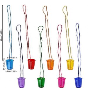 Copas de Champán con Cuentas para Novios - Vasos de Plástico con Cuentas para Fiestas de Boda, Despedidas de Soltera y Cumpleaños - Product Image 2