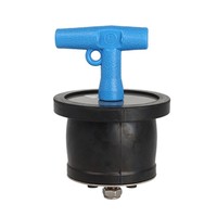 Bouchon de vidange de pont en acier inoxydable IMPA 232485 / 232486, trou de drainage marin, boulonné, anti-fuite