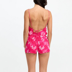Mono playero informal con estampado y cintura ajustable, diseñado por el fabricante, estilo hawaiano, de rayón, personalizado. - Product Image 3