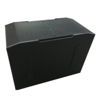 Système de sonorisation portable professionnel 1200W avec deux caissons de basses 18 pouces 1000W, audio haute résolution, longue excursion, équipement de sonorisation live