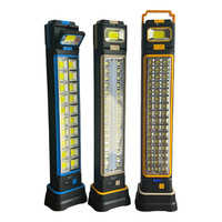 Lampe d'urgence portable multifonctionnelle USB à LED en ABS pour camping, tente et travail, avec recharge solaire transfrontalière