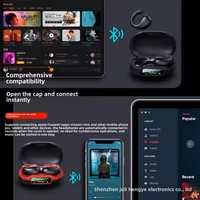 Penjualan Terbaik headphone lari olahraga nirkabel modis Clip-On BT tahan lama jangan masuk ke telinga