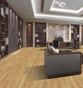 Rouleau de sol en mousse PVC de 4 m de large avec couche de <span class=keywords><strong>fibre</strong></span> de verre - Revêtement de sol commercial et résidentiel résistant à l'usure et antidérapant pour usage intérieur - Product Image 6