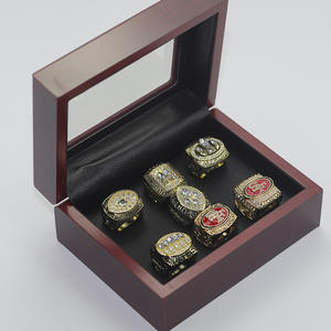 2024 Nieuwe Aanwinsten San Francisco <span class=keywords><strong>49ers</strong></span> 7-delige Set Kampioenschap <span class=keywords><strong>Ring</strong></span> Set Hip Hop Mode Hot Selling <span class=keywords><strong>Ring</strong></span> - Product Image 2