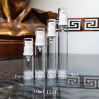 Emballage cosmétique en plastique écologique 5 ml 10 ml 12 ml 15 ml, flacon pompe sans air pour sérum et lotion, PPWR