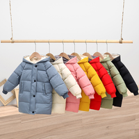 Nouveau design filles vers le bas manteau 2023 hiver enfants mi-longueur enfants vêtements garçons et filles doudounes pour enfant