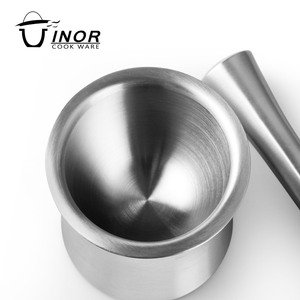Mortier et <span class=keywords><strong>pilon</strong></span> personnalisés en métal pour broyeur d'herbes à faible quantité minimale de commande - Product Image 5