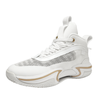 Chaussures de basket-ball antidérapantes de haute qualité pour hommes femmes respirant haut à lacets conception absorbant les chocs tendance de la mode