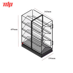 Việt Nam Nhà Máy Tùy Chỉnh Túi Gấp Dao LED Xoay Trường Hợp Acrylic Showcase Tháp Hiển Thị Và Tủ Lưu Trữ - Product Image 3