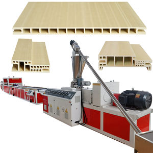 เครื่องผลิตกรอบประตูและบัวประตู WPC กันน้ำ ทนทาน พร้อมสายการผลิตแบบอัดขึ้นรูป - เครื่องทำโปรไฟล์วงกบประตู - Product Image 1