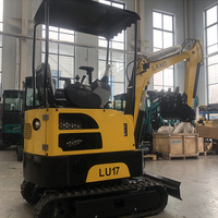 Nouvelle livraison gratuite Chine LU08 0.8ton Mini pelle avec le meilleur prix