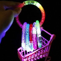 Bracelets lumineux LED DAMAI - Matériel plastique - Cadeaux pour la Saint-Valentin, Halloween et Noël pour enfants et adultes