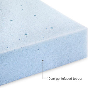 غطاء قابل للغسل مع قاعدة مانعة للإنزلاق 3 بوصة من الجل العلوي قابلة للتنفس لتخفيف الضغط عالية الكثافة - Product Image 6