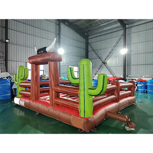 Toro Inflable para Fiestas de Adultos, Precio de Fábrica, Juegos de Toro Inflable, Colchoneta Inflable para Montar Toro, Parque de Atracciones, Carnaval - Product Image 5