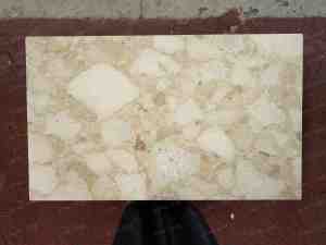 Table basse en marbre beige Kunis Breccia de SH STONE, design moderne rectangulaire, marbre Ceppo Romano, meubles de salon - Product Image 6